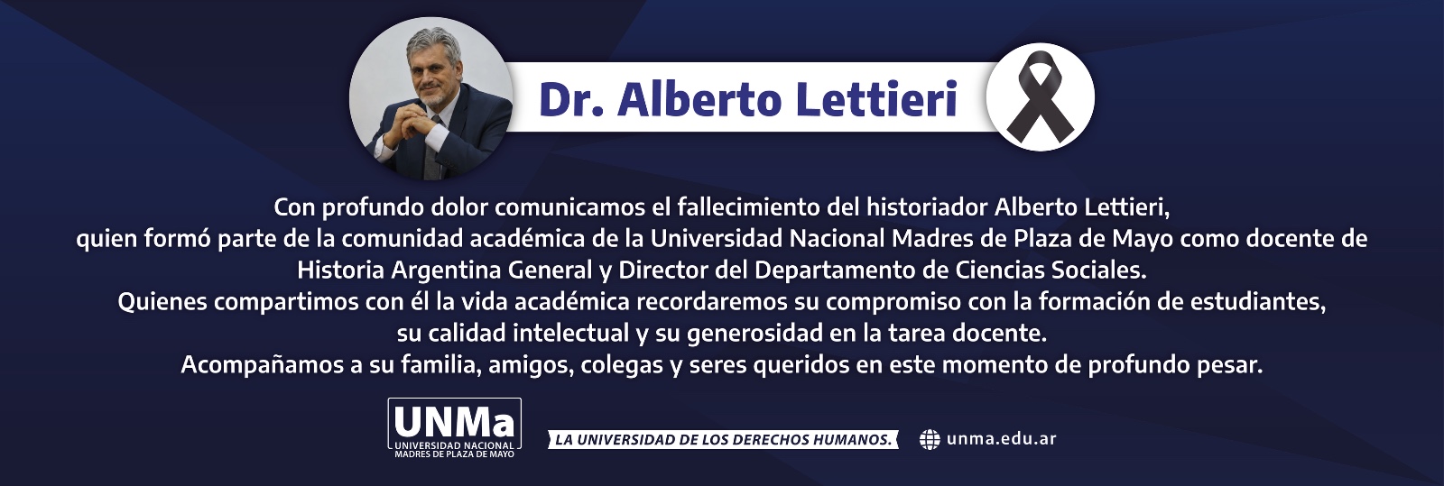 Fallecimiento de Alberto Lettieri