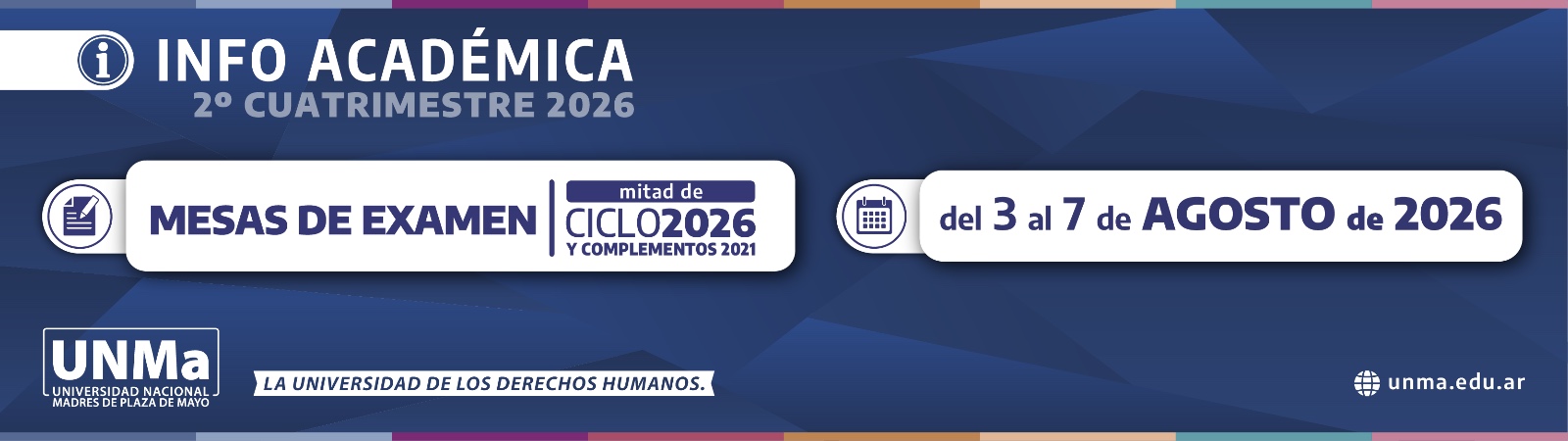 Mesas examen mitad de ciclo 2026